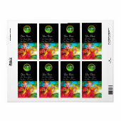 MIRANDOLINA / Venetiaanse carnavalmaskers Etiket (Full Sheet)