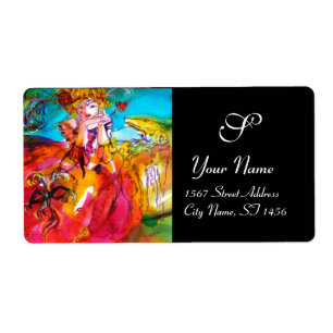 MIRANDOLINA / Venetiaanse carnavalmaskers Etiket