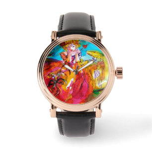 MIRANDOLINA / Venetiaanse carnavalmaskers Horloge