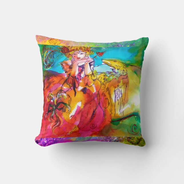 MIRANDOLINA / Venetiaanse carnavalmaskers Kussen (Voorkant)