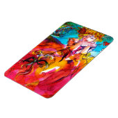 MIRANDOLINA / Venetiaanse carnavalmaskers Magneet (Linkerzijde)