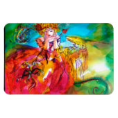 MIRANDOLINA / Venetiaanse carnavalmaskers Magneet (Horizontaal)