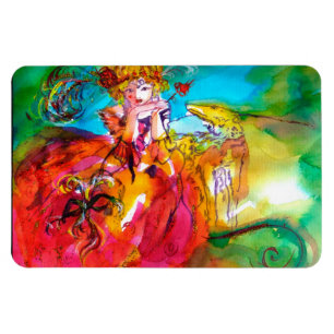 MIRANDOLINA / Venetiaanse carnavalmaskers Magneet