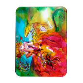 MIRANDOLINA / Venetiaanse carnavalmaskers Magneet (Verticaal)