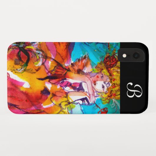 MIRANDOLINA Venetiaanse carnavalmaskers Monogram Case-Mate iPhone Case (Achterkant (horizontaal))