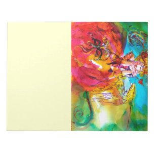 MIRANDOLINA / Venetiaanse carnavalmaskers Notitieblok