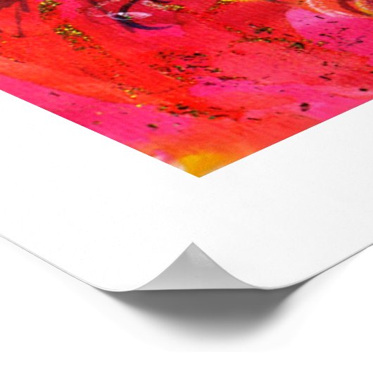 MIRANDOLINA / Venetiaanse carnavalmaskers Poster (Hoek)