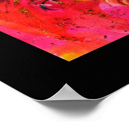 MIRANDOLINA / Venetiaanse carnavalmaskers Poster (Hoek)