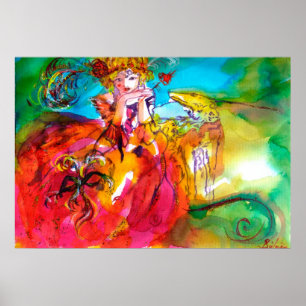 MIRANDOLINA / Venetiaanse carnavalmaskers Poster