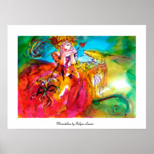 MIRANDOLINA / Venetiaanse carnavalmaskers Poster