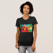 MIRANDOLINA / Venetiaanse carnavalmaskers T-shirt (Voorkant volledig)