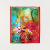 MIRANDOLINA Venetiaanse carnavalmaskers Wandkleed (Voorkant)