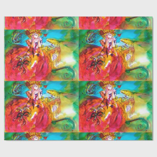 MIRANDOLINA/Venetian Masquerade Party Cadeaupapier (Vlak)