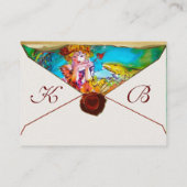 MIRANDOLINA WAX SEAL Monogram Goud Metallic Papier Visitekaartje (Achterkant)