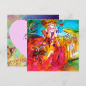 MIRANDOLINA, ZWITTE ZACHTE MASQUERADE BALL, hart Kaart (Voorkant / Achterkant)