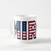 Mirco Name Vorname USA styled Tasse Kaffeetasse Koffiemok (Voorkant links)
