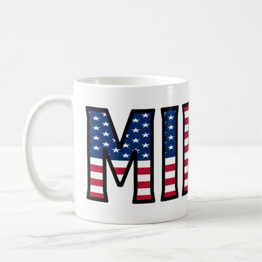 Mirco Name Vorname USA styled Tasse Kaffeetasse Koffiemok (Links)