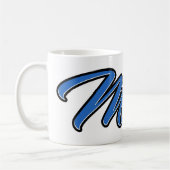 Mirco Vorname Name blue Tasse Kaffeetasse Koffiemok (Links)