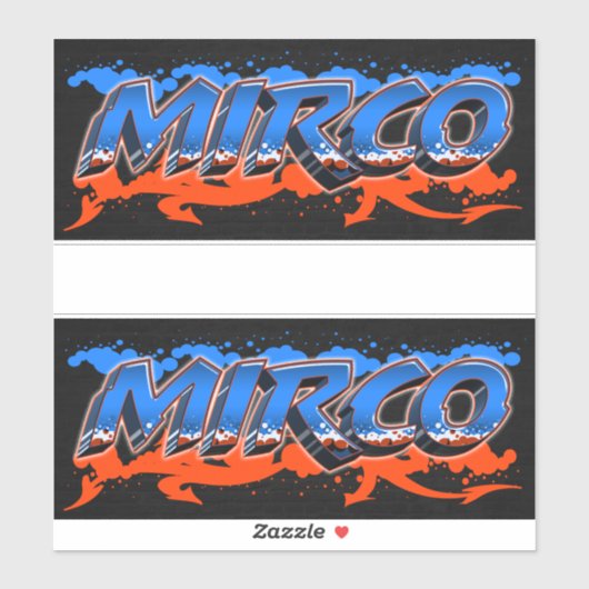 Mirco Vorname Name Graffiti Aufkleber Sticker (Vel)