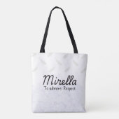 Mirella Canvas tas (Achterkant)