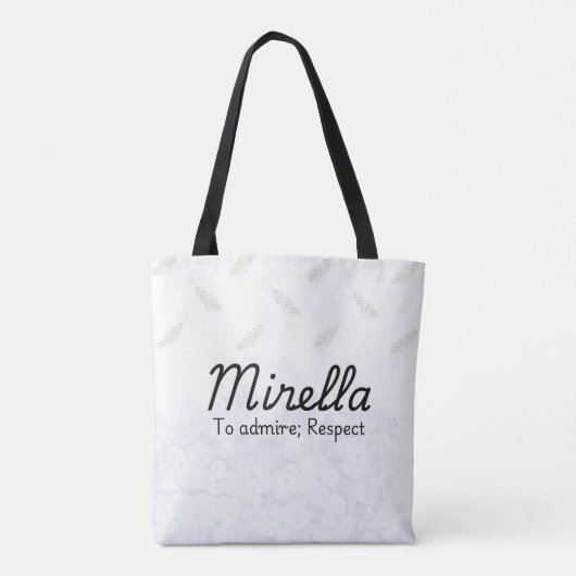 Mirella Canvas tas (Achterkant)