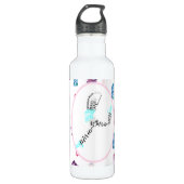 Miriam Jazz Dancer Personalized Dance Gift Waterfles (Voorkant)