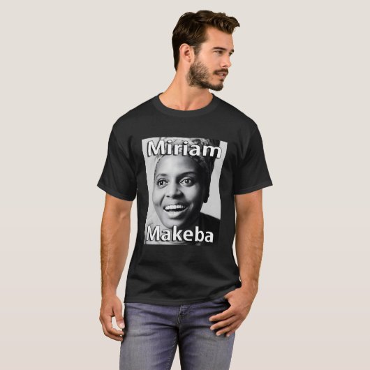 Miriam Makeba T-shirt (Voorkant volledig)