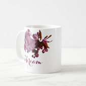 Miriam naam roze rozenbloemen boho Koffiemok (Voorkant links)