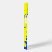 Miriam Naam Sjabloon, Lemon Green Blue Ink Stain Case-Mate iPhone Case (Achterkant / Rechts)