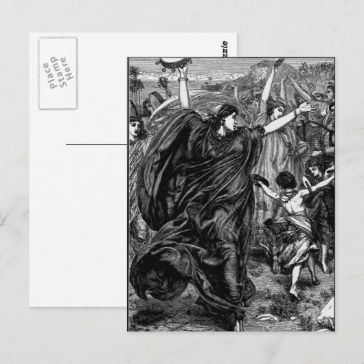 Miriams-Song Briefkaart (Voorkant / Achterkant)