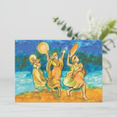 Miriam's Song van de Zee Feestdagenkaart (Staand voorkant)