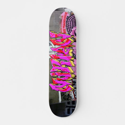 Mirian Graffiti Custom Personalized Skateboard (Voorkant)