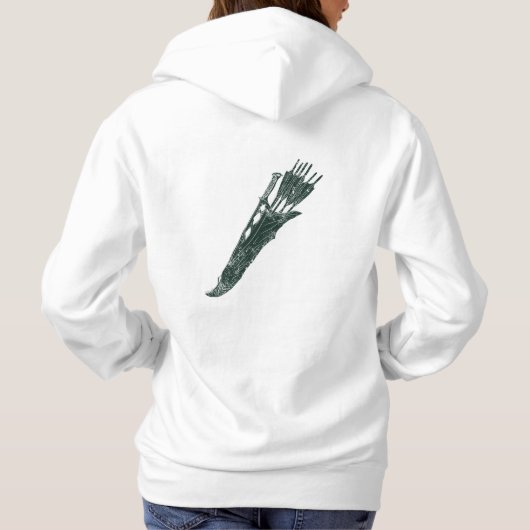 Mirkwood Elves Quiver Symbol Hoodie (Achterkant)