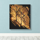 Mirkwood Symbol Canvas Afdruk (Insitu (Houten vloer))