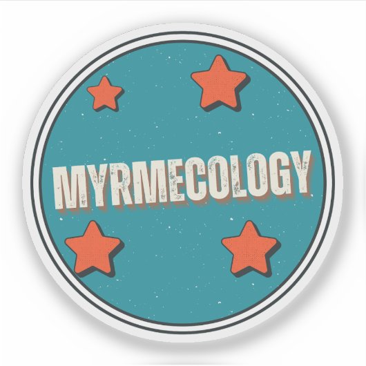 Mirmecologie Sticker (Voorkant)