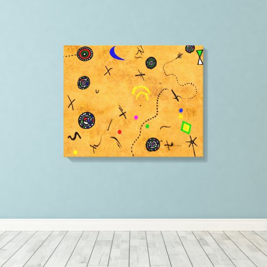 Miro Downunder Canvas Afdruk (Insitu (Houten vloer))