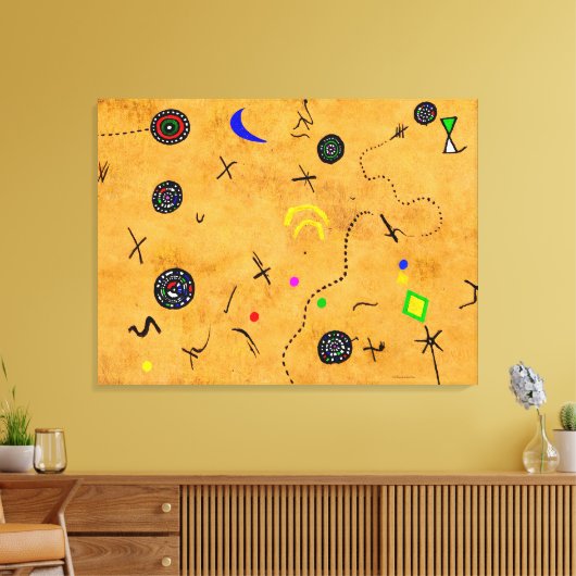 Miro Downunder Canvas Afdruk (Insitu (Woonkamer))