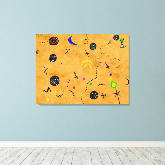 Miro Downunder Canvas Afdruk (Insitu (Houten vloer))