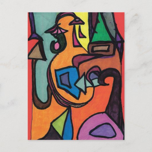 Miro, Miro on the Wall bewerkt.jpg Briefkaart (Voorkant)