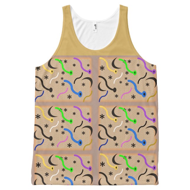 MIRO PRINT TANK, i Art & Design, Cocuyo Art & Des All-Over-Print Tank Top (Voorkant)