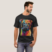 Miro Pug WOOF T-shirt (Voorkant volledig)