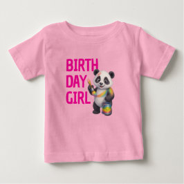 Miro the Dreamer Panda 1st Birthday Girl  Baby T