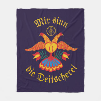 Mirr sinn die Duutsjers - Duutsje vlag Fleece Deken