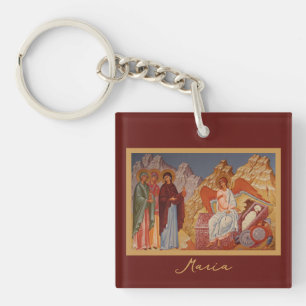 Mirre dragende vrouwen l Orthodoxe Icon l Personal Sleutelhanger