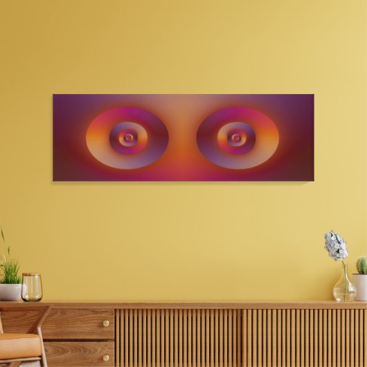 Mirror-Afbeelding Canvas Afdruk (Insitu (Woonkamer))