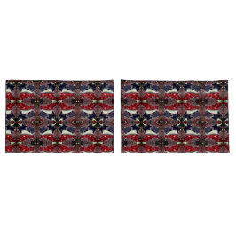 Mirror afbeelding dat herhaalde vorm genereert, ov kussensloop