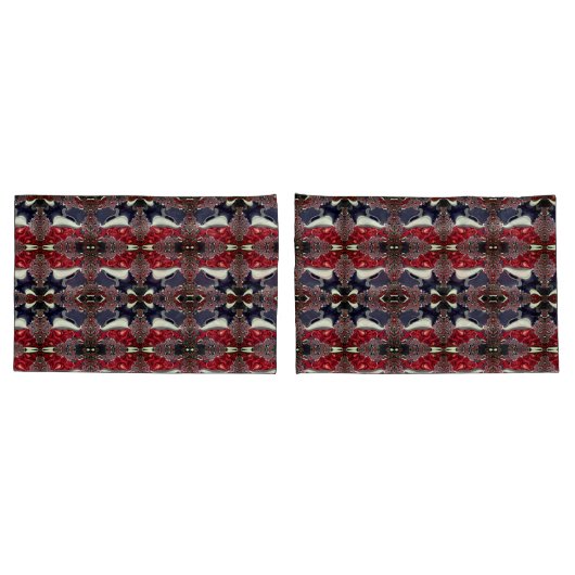 Mirror afbeelding dat herhaalde vorm genereert, ov kussensloop (Achterkant-Set)