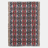 Mirror afbeelding die herhaalde vorm genereert, bo deken (Voorkant Verticaal)