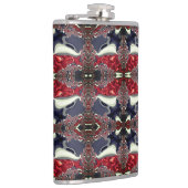 Mirror afbeelding die herhaalde vorm genereert, bo heupfles (Rechts)