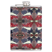 Mirror afbeelding die herhaalde vorm genereert, bo heupfles (Voorkant)